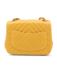 Pre-Owned Chanel Chevron Quilted Mini Square Flap Bag