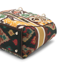 Pre-Owned Christian Dior Small Embroidered Paisley Lady Dior