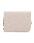 Pre-Owned Chanel Quilted Pearl Crush Clutch With Chain
