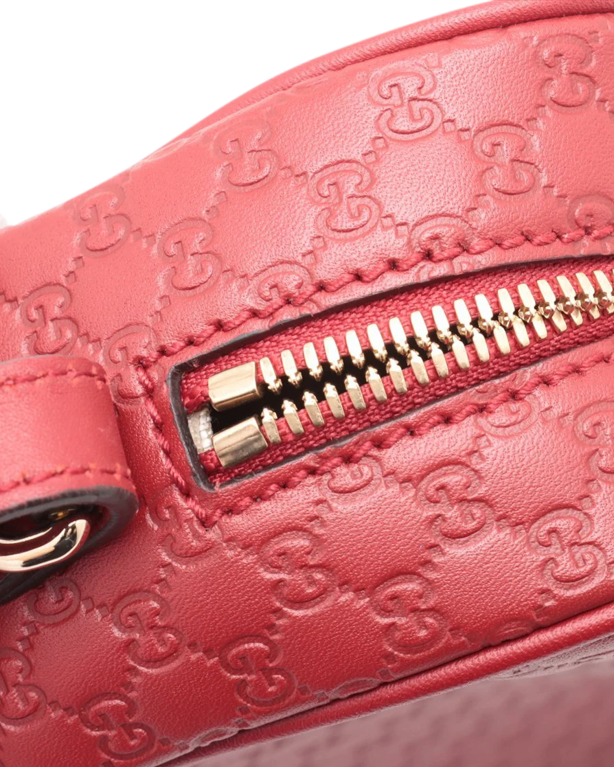 Pre-Owned Gucci Microguccissima Bree Crossbody Bag