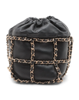 Pre-Owned Chanel Frame Chain Bucket Bag