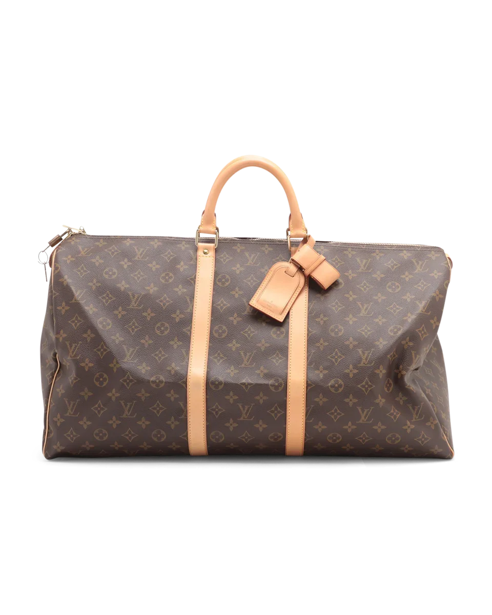 lv travel bag men's Pre-Owned Louis Vuitton Keepall 55 M41414 – REKLAIM