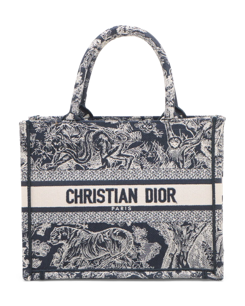 Pre-Owned Christian Dior Small Toile de Jouy Book Tote