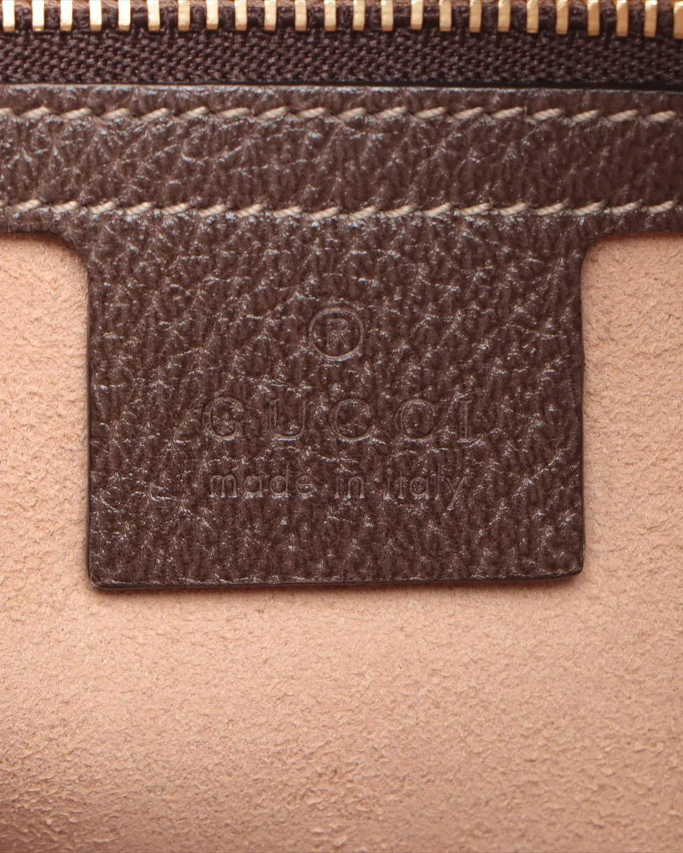 Pre-Owned Gucci GG Supreme Monogram Web Small Ophidia Shoulder Bag