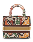 Pre-Owned Christian Dior Small Embroidered Paisley Lady Dior