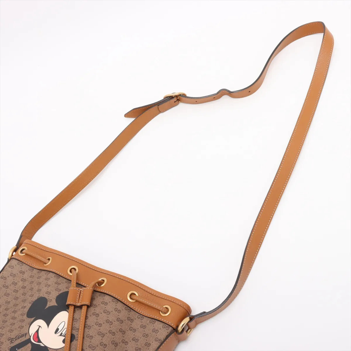 Pre-Owned Gucci Gucci x Disney Micro GG Monogram Mickey Mouse