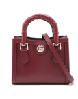Pre-Loved Diana Tote Leather Mini with Gold Hardware, Burgundy
