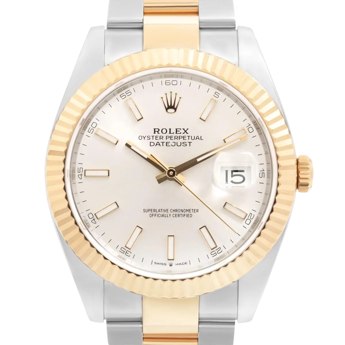 Pre-Loved Datejust 41 126333, Automatic, Steel and Yellow Gold, 41