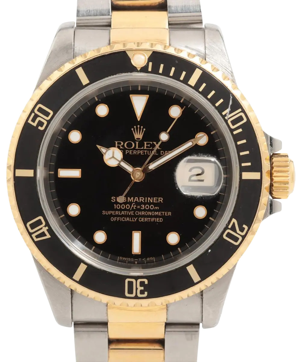 Rolex, Pre-Loved Submariner 16613, Automatic, Steel and Yellow Gold, 40