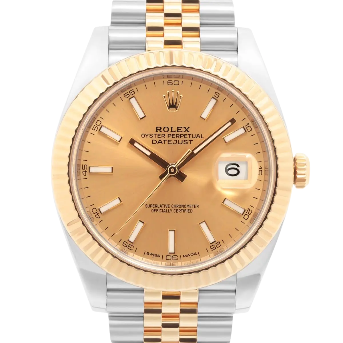 Pre-Loved Datejust 41 126333, Automatic, Steel and Yellow Gold, 41