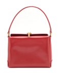 Pre-Loved Handbag Leather with Gold Hardware, Red