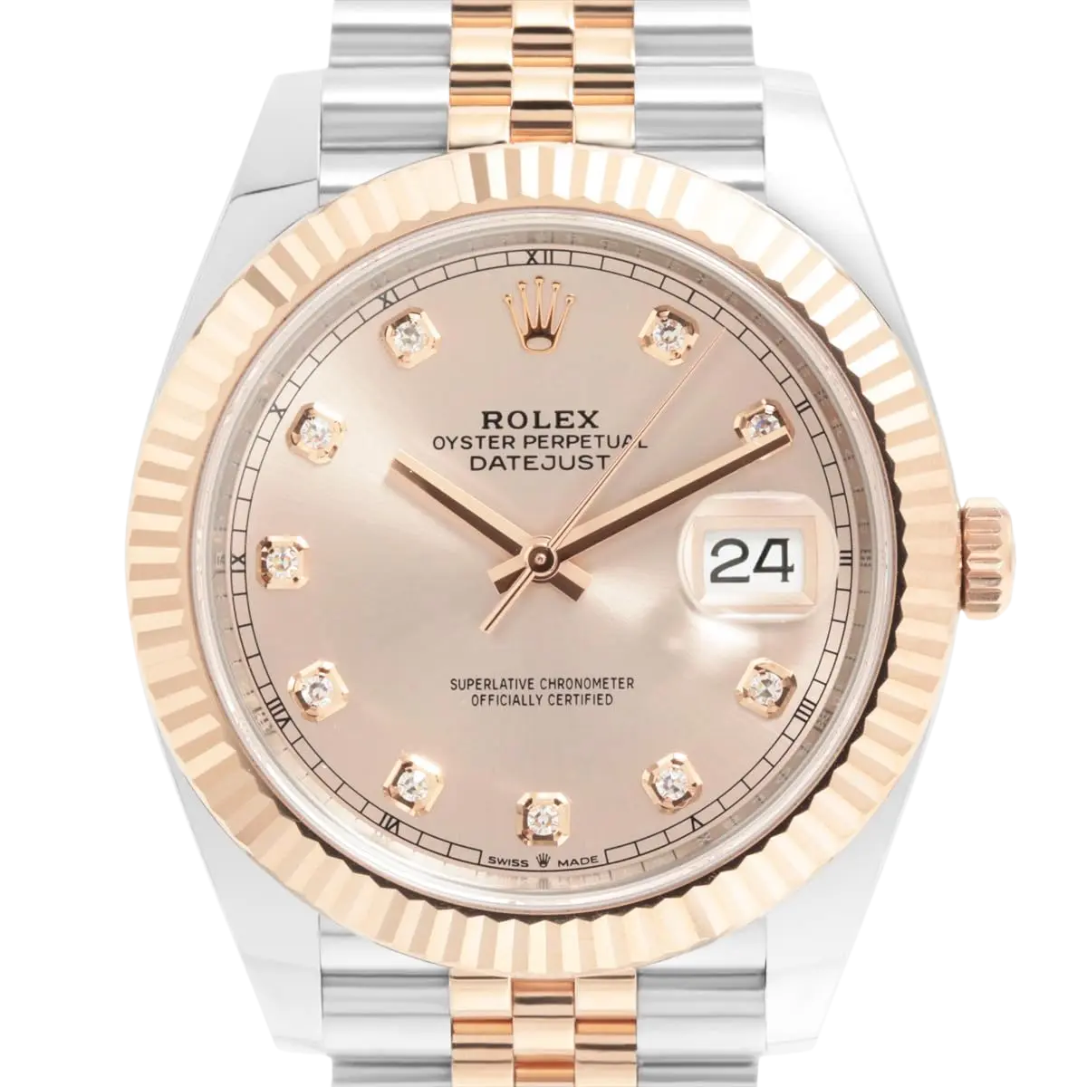 Pre-Loved Datejust 41 126331g, Automatic, Steel and Rose Gold, 41