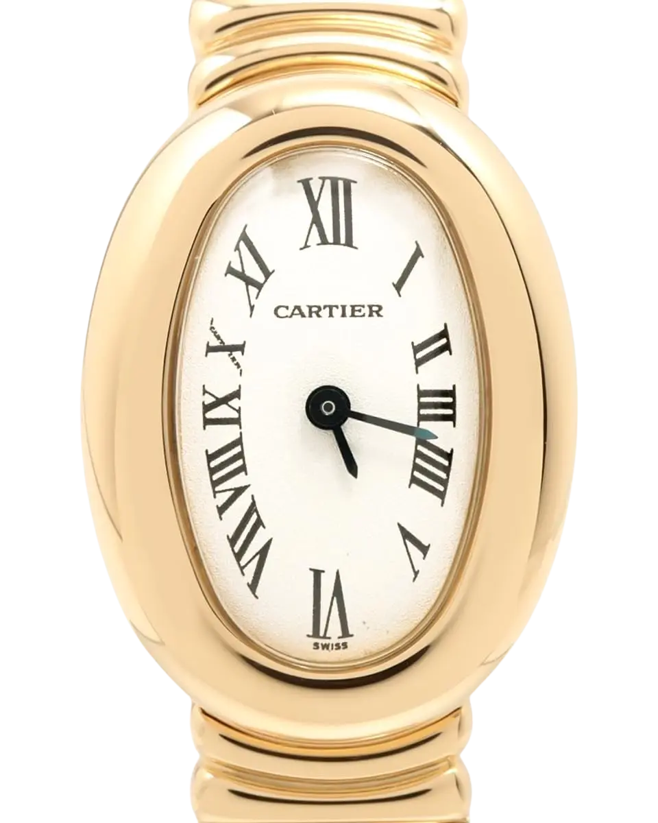 Cartier, Pre-Loved Baignoire, W15109D8, Automatic, 31