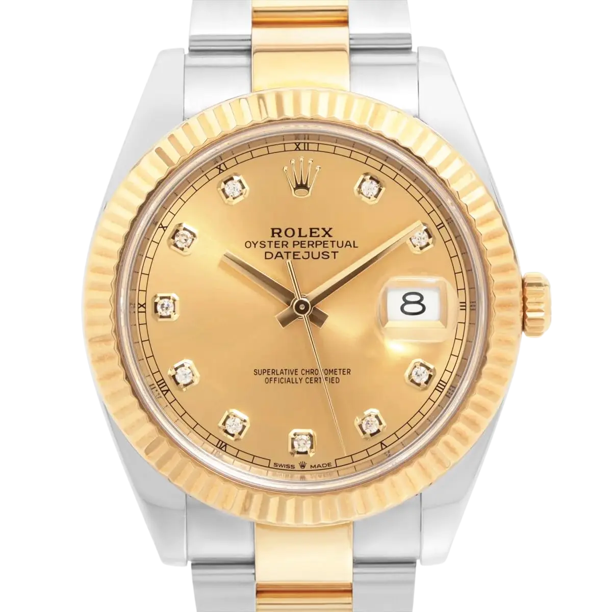 Pre-Loved Datejust 41 126333g, Automatic, Steel and Yellow Gold, 41