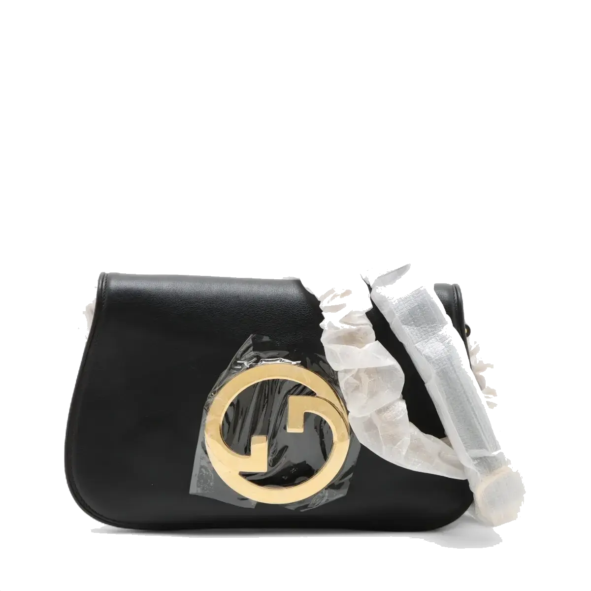 Pre-Loved Blondie Shoulder Bag Leather with Gold Hardware, Black