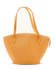 Pre-Loved Saint Jacques Shoulder Bag Leather GM with Gold Hardware, Yellow