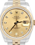 Rolex, Pre-Loved Datejust 116233G, Automatic, Steel and Yellow Gold, 36