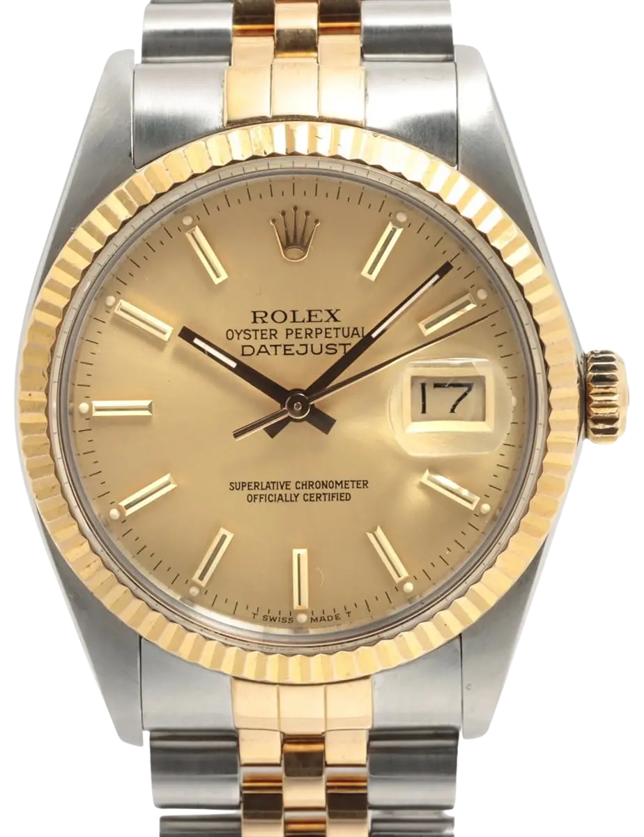Rolex, Pre-Loved Datejust 16013, Automatic, Steel and Yellow Gold, 36
