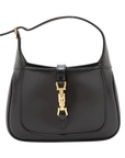 Pre-Loved Jackie 1961 Shoulder Bag Leather Mini with Gold Hardware, Black