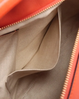 Pre-Loved Puzzle Handbag Colorblock Leather Medium with Gold Hardware, Orange