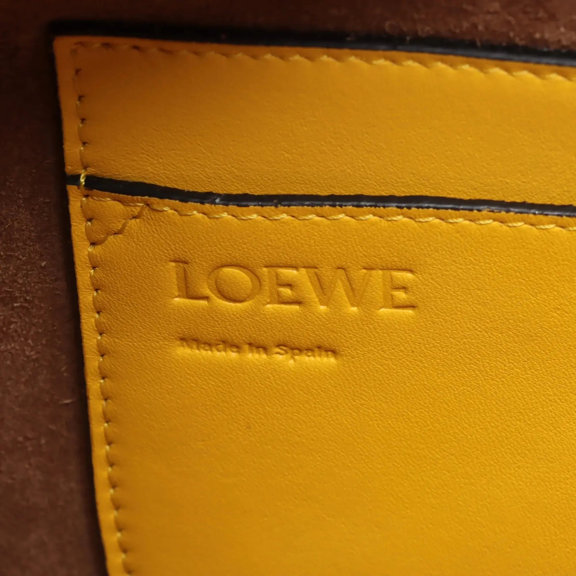 Pre-Loved Fortune Hobo Shoulder Bag Leather with Silver Hardware, Yellow