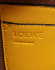 Pre-Loved Fortune Hobo Shoulder Bag Leather with Silver Hardware, Yellow