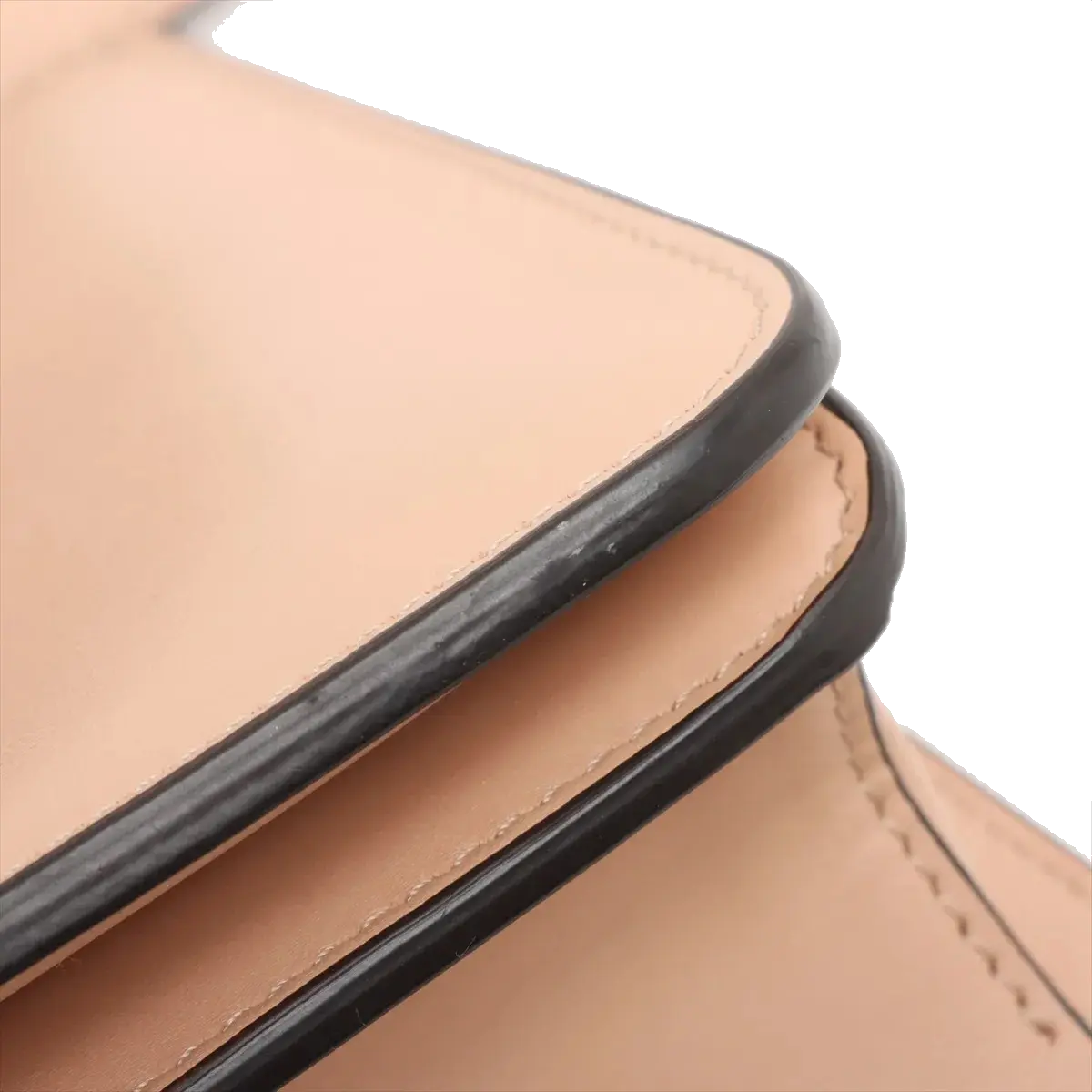 Pre-Loved Fab Crossbody Bag Leather Small with Gold Hardware, Beige