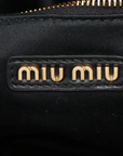 Pre-Loved Bowling Bag Handbag Leather Mini with Gold Hardware, Black