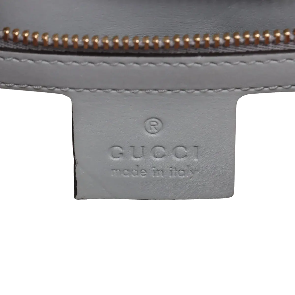 Pre-Loved Sylvie Handbag Floral Leather Medium with Gold Hardware, Gray