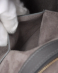 Pre-Loved Cabas Phantom Tote Leather Small with Gold Hardware, Gray