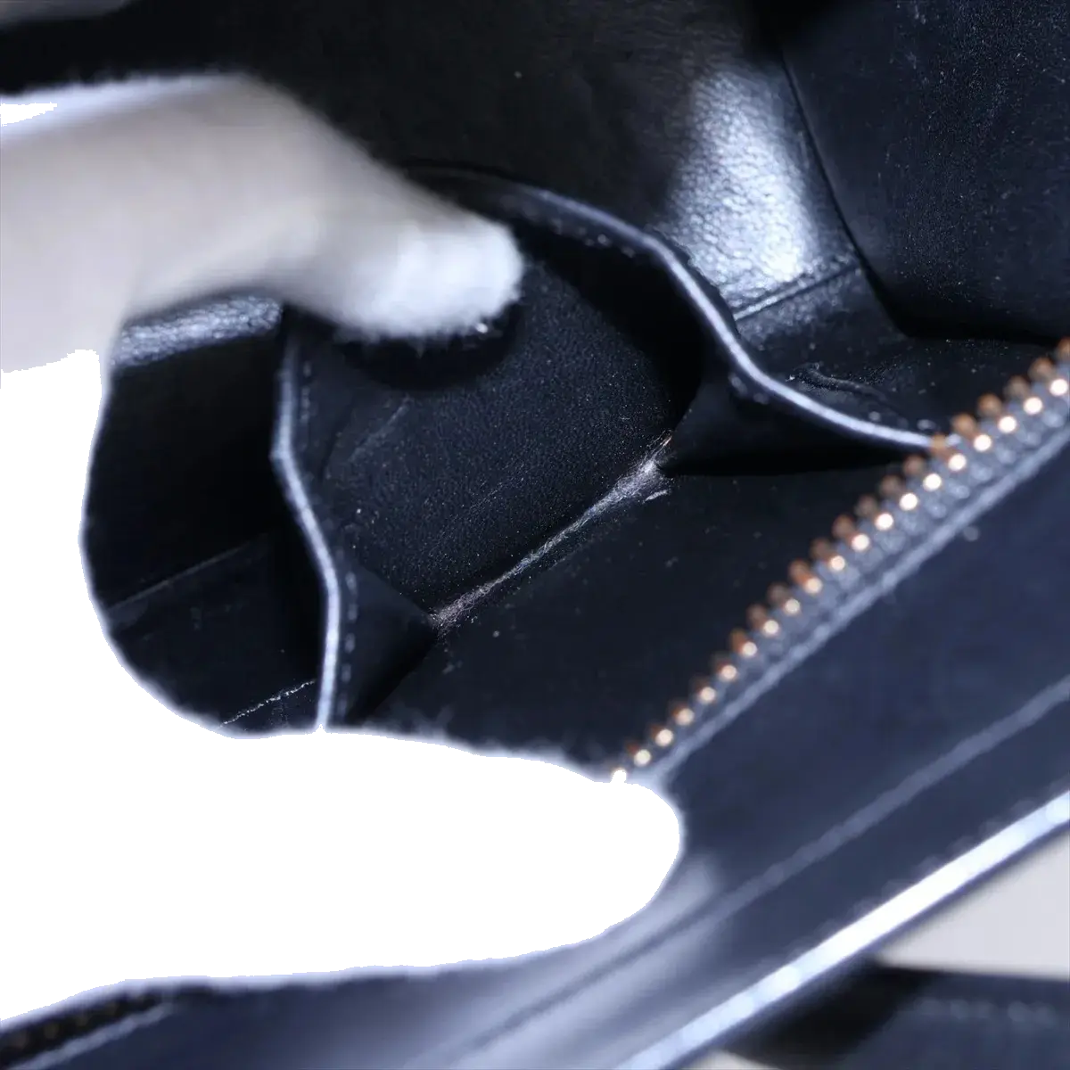 Pre-Loved Luggage Tote Leather Micro with Gold Hardware, Tricolor