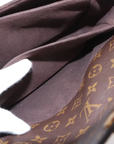 Pre-Loved Pochette Métis Crossbody Bag Monogram Coated Canvas with Gold Hardware, Brown