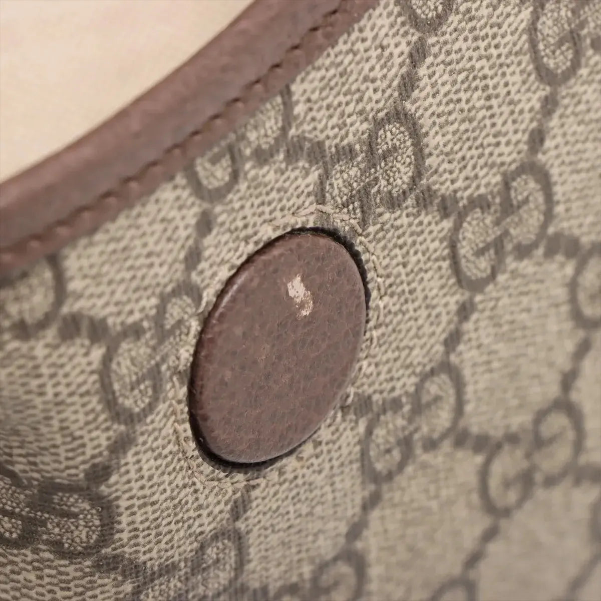 Pre-Loved Neo Vintage Belt Bag Monogram Coated Canvas with Gold Hardware, Beige Ebony