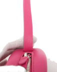 Pre-Loved Everyday Camera Bag Crossbody Bag Leather XS with Silver Hardware, Pink