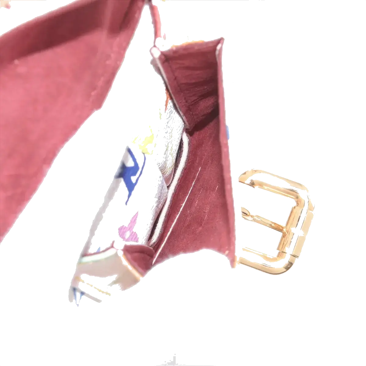 Pre-Loved Petit Noé Shoulder Bag Monogram Multicolore Coated Canvas Petit with Gold Hardware, White Multicolor