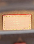 Pre-Loved Petite Boite Chapeau Handbag Monogram Coated Canvas PM with Gold Hardware, Brown