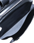 Pre-Loved Pont Neuf Handbag Leather GM with Silver Hardware, Black