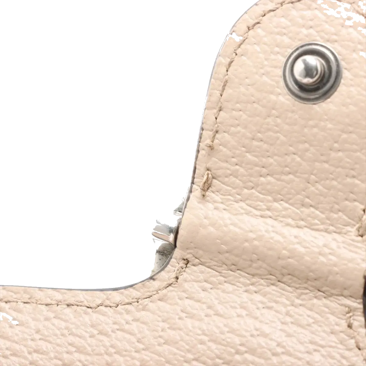 Pre-Loved Dionysus Crossbody Bag Monogram Coated Canvas Super Mini with Silver Hardware, Beige