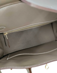 Pre-Loved Birkin Handbag Leather 30 with Gold Hardware, Etoupe
