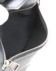 Pre-Loved Mick Crossbody Bag Damier Coated Canvas PM with Silver Hardware, Black / Graphite