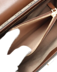 Pre-Loved Horsebit 1955 Handbag Monogram Coated Canvas with Gold Hardware, Beige/Brown