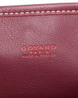 Pre-Loved Saint Louis Tote Goyardine Coated Canvas PM with Silver Hardware, Burgundy