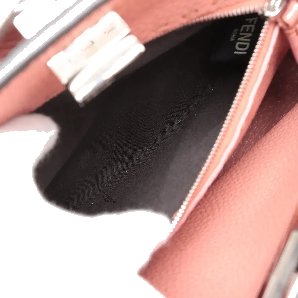 Pre-Loved Peekaboo Iconic Selleria Handbag Leather Small with Silver Hardware, Ivory
