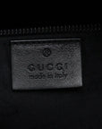 Pre-Loved GG Imprime Backpack Monogram Coated Canvas with Silver Hardware, Black