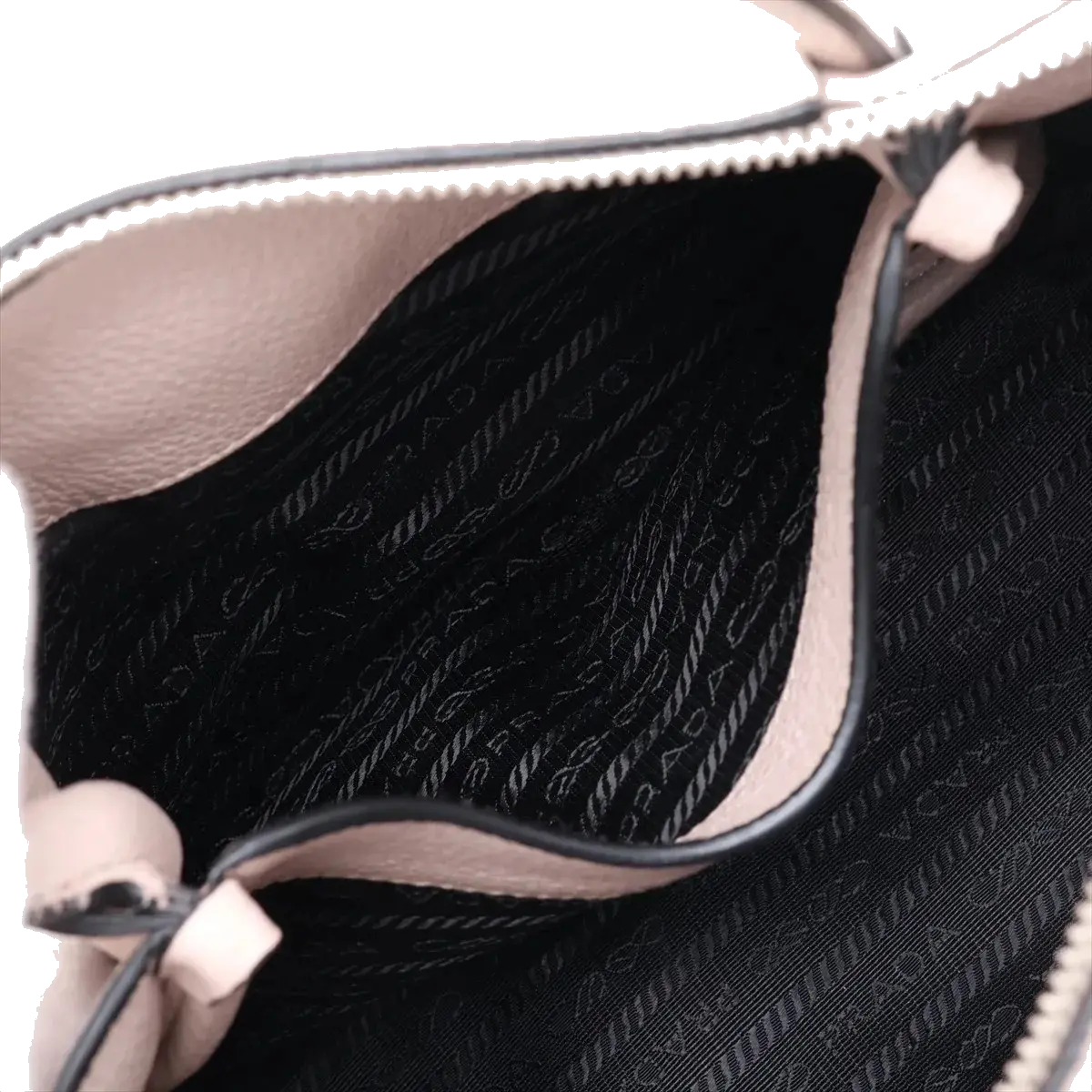 Pre-Loved Vitello Daino Two-Way Tote Handbag Leather with Silver Hardware, Light Pink
