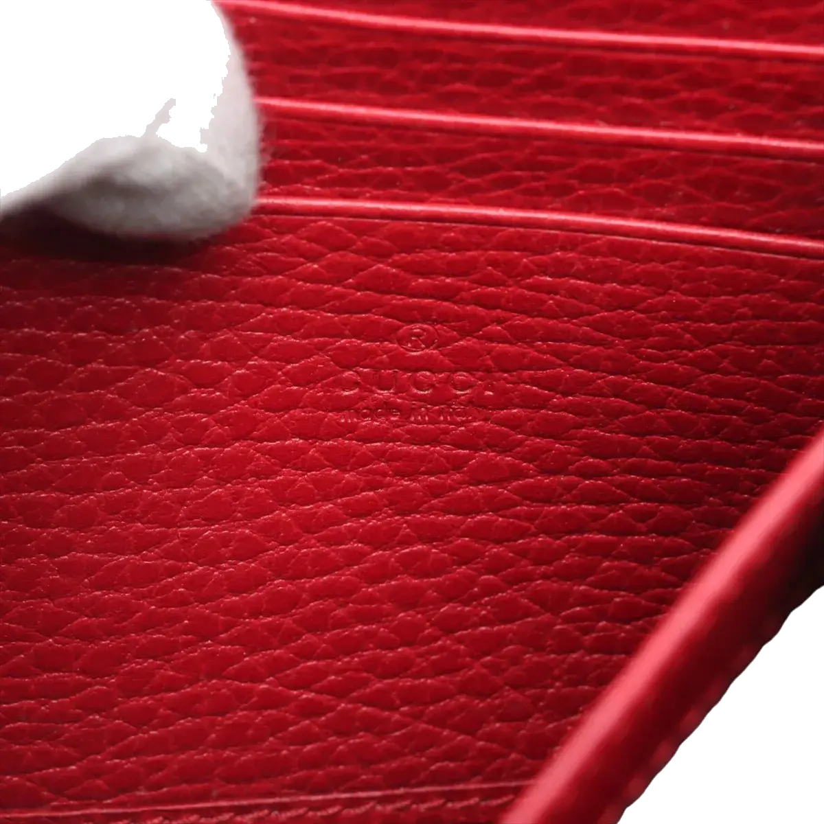 Pre-Loved Dionysus Wallet on Chain Crossbody Bag Leather Mini with Aged Silver Hardware, Red