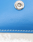 Pre-Loved Saint Louis Tote Goyardine Coated Canvas PM with Silver Hardware, Blue