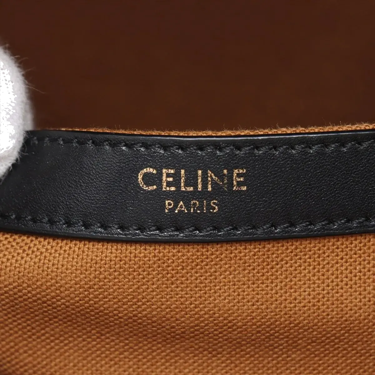 Pre-Loved Triomphe Backpack Triomphe Coated Canvas with Gold Hardware, Brown