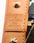 Pre-Loved Alma Handbag Monogram Coated Canvas PM with Gold Hardware, Black Multicolor