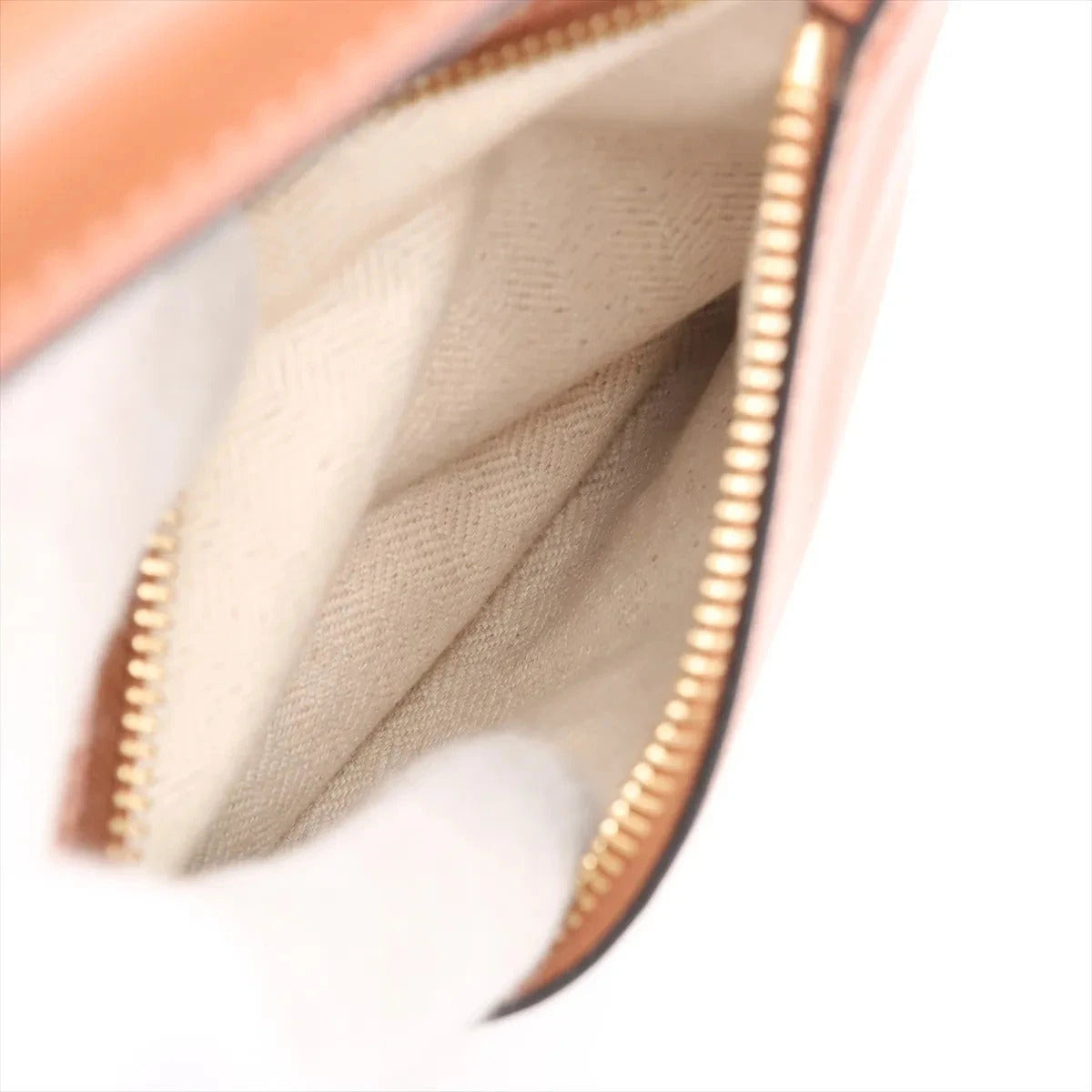Pre-Loved Puzzle Handbag Colorblock Leather Small with Gold Hardware, Tan, Brown, and Pink